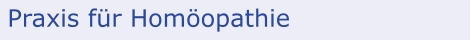 Praxis für Homöopathie
